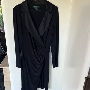 Lauren Ralph Lauren Black Long Sleeve Dress